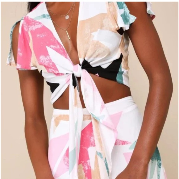 Lulus Daydreaming 2-piece Maxi Dress Set size S/XS - Picture 5 of 15